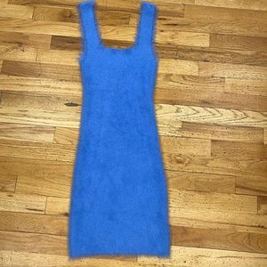 Urband Outfitters Womens Blue Fuzzy Casual Dress Size M #107